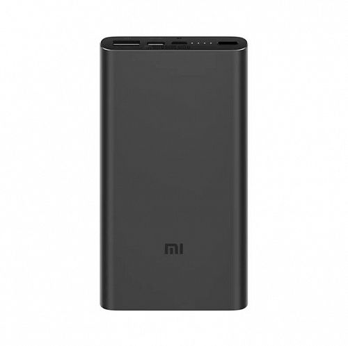 Внешний аккумулятор Xiaomi Mi Power Bank 3 (10000 mAh) Черный  — фото